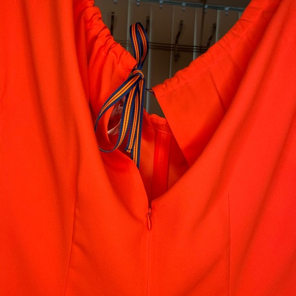 Orange Diane Von Furstenberg Dress - Picture 4 of 6